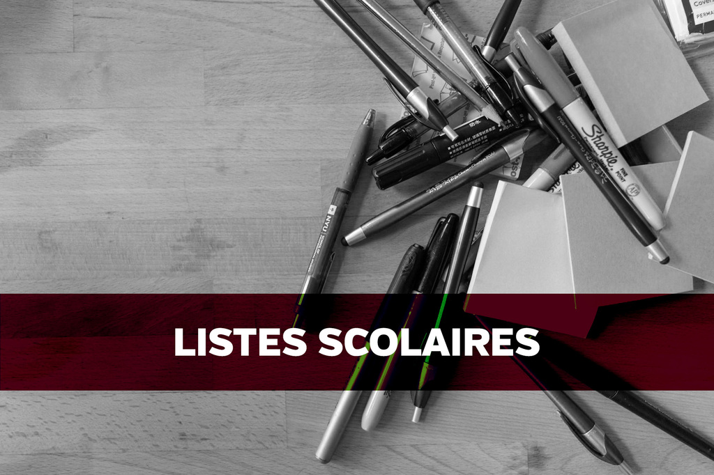 Listes scolaires